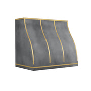 Artisan Barrel Zinc Custom Range Hood ATHZ-05