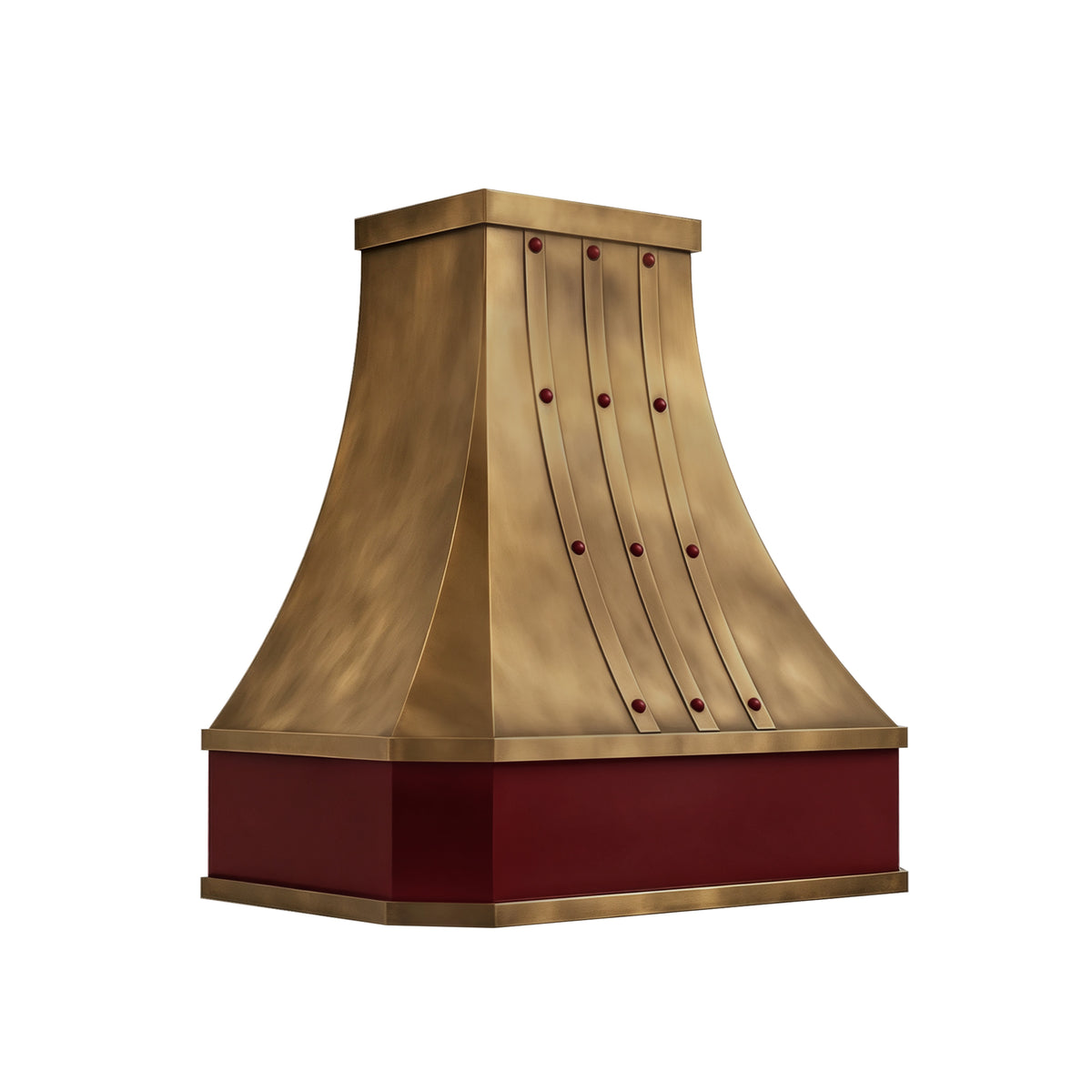 Artisan Luxury Brass Vent Hoods for Kitchens ATHB-12
