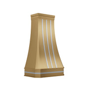 Artisan Tall Flared Brass Range Hood ATHB-02