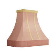 Artisan Tuscan Natural Copper Exhaust Hood with Brass Trims ATHC-07