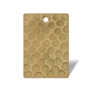 Artisan Vent Hood Brass Heavy Hammered Sample