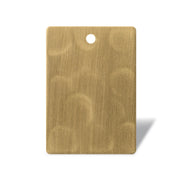 Artisan Vent Hood Brass Soft Hammered Sample