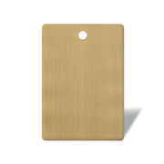 Artisan Vent Hood Brushed Brass Color Sample